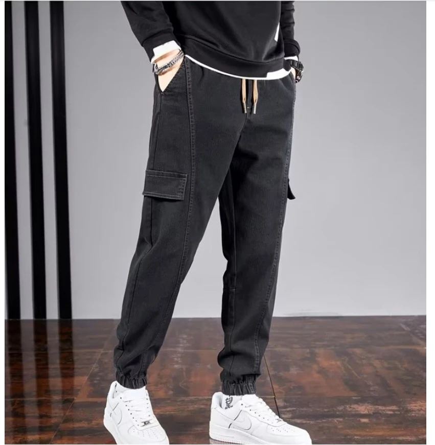 2024 Autumn/Winter retro street worker costume foot pants New men's trend loose all the fashion brand casual pants