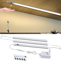 Aluminium Led Tube Bar Lamp with Hand Sweep Motion Sensor Light for Kitchen Room Decor led 12v Under Cabinet Closet Lights -EU