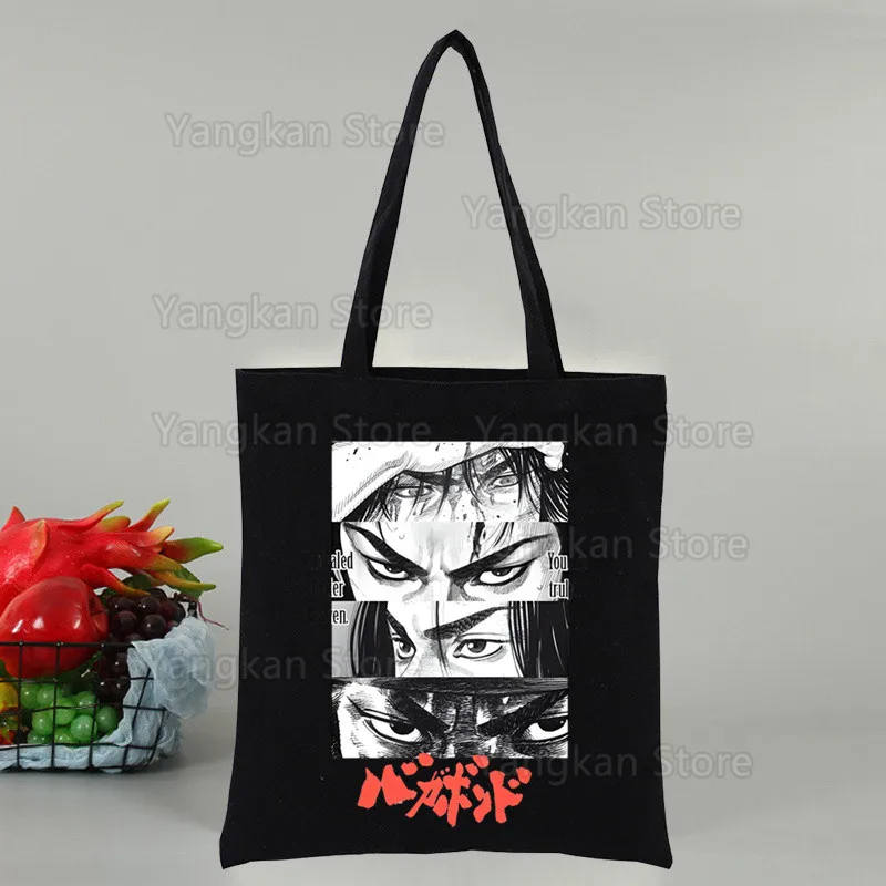اليابان أنيمي الشجاعة حقائب من القماش المتسوق حقيبة كتف المرأة مصمم حقائب اليد حقيبة تسوق عادية البقالة للتخصيص