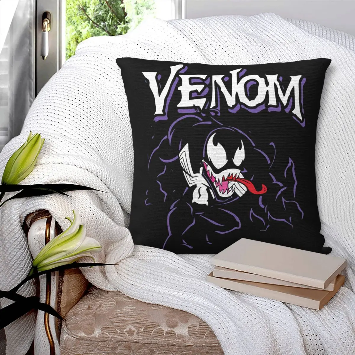 Venom Tom Hardy Anti-Hero Pillowcase Cushion Zipper Pillow Anime Pillow Sofa Decorative Pillows Customizable