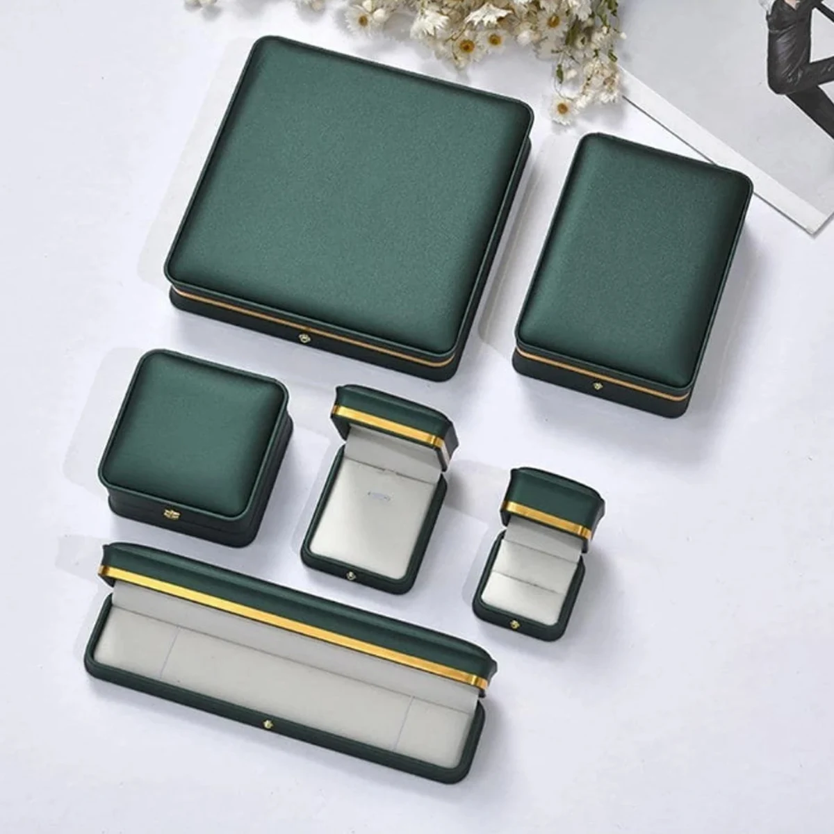 1pc Mode minimalist ischen Schmuck Aufbewahrung sbox für Frauen für Schmuck Veranstalter – Detail 3