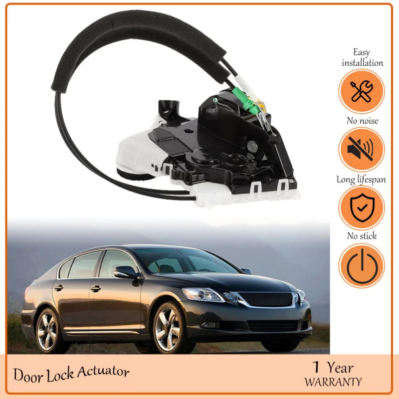 

Front Left Driver Side Power Door Latch Lock Actuator Assembly Motor with Cable for Lexus GS460 2008-2011,oem 6904030A40