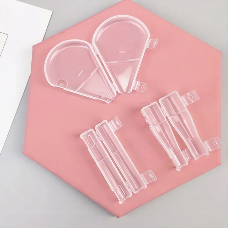 Makeup Brush Transparent Dust Cover Antibacterial Moisture Proof Foundation Eye Shadow Lip Brush Bristles Storage Accessories