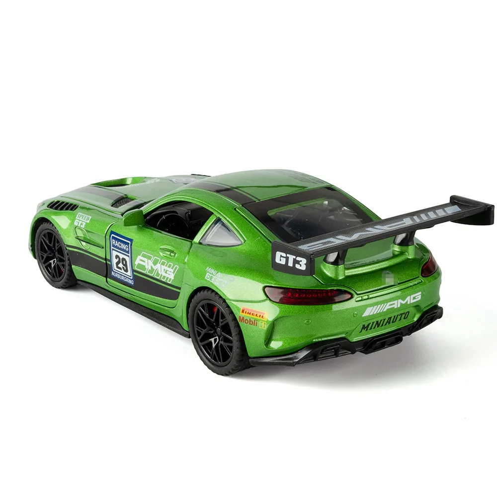 1:32 GT3 GTR نسخة المسار نسخة سيارة الشرطة سبيكة نموذج سيارة زخرفة لعبة أطفال #1