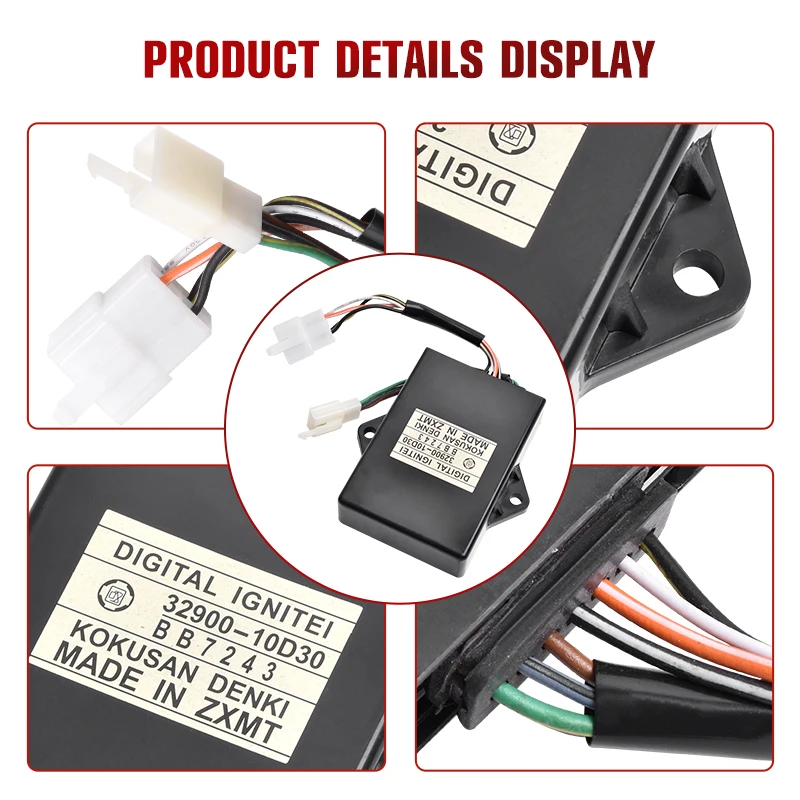 

Motorcycle Digital Ignition CDI Unit Box Starter Ignitor Stable Output Igniter ECU For Suzuki GSXR250R GSX-R250 87-93 GSX-R250R