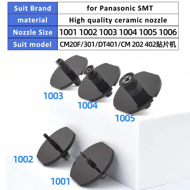 Hoge Kwaliteit Smt Nozzle Voor Panasonic 3-Head Smt Machine 1001 Nozzle 1003 1004 1005 Op Maat Gemaakte Cm20f/301 Dt401 Smt Accessoire