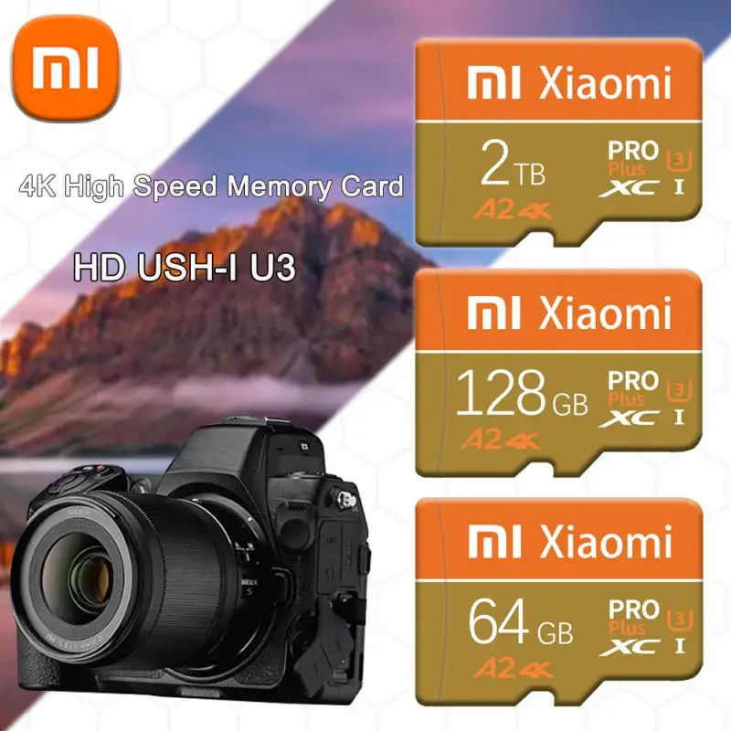 Xiaomi 2TB Mini SD Card 1TB 512GB 256GB Fast-Speed Micro TF/SD Card Cartão De Memória 128GB Memory Card For Nintendo Switch Ps5