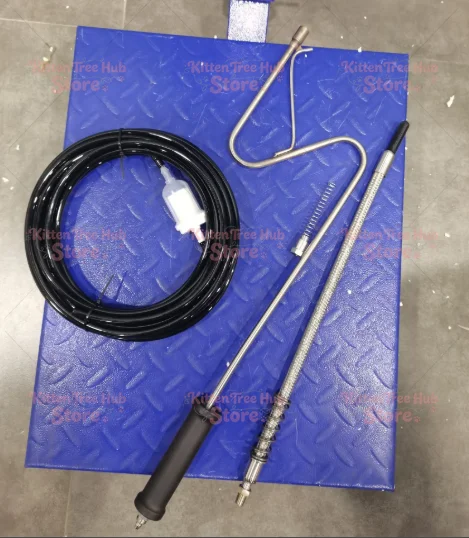 Exhaust gas sampling probe, exhaust gas detection analyzer, plugging cap handle, exhaust gas detection sampling probe