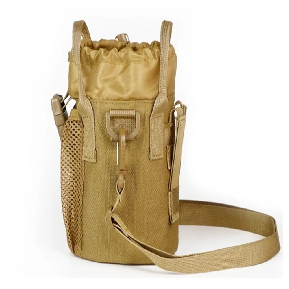 

Large Capacity Water Bottle Sling Bag Multi-layer Waterproof Gym Bottle Bag Portable with Shoulder Strap Crossbody Sports Bag