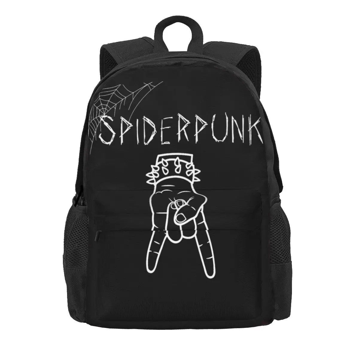 Spider Punk Spiderman Into The Spiderverse Women Backpack Mochila Trend Student School Bag Computer Backpack Teenage Rucksack