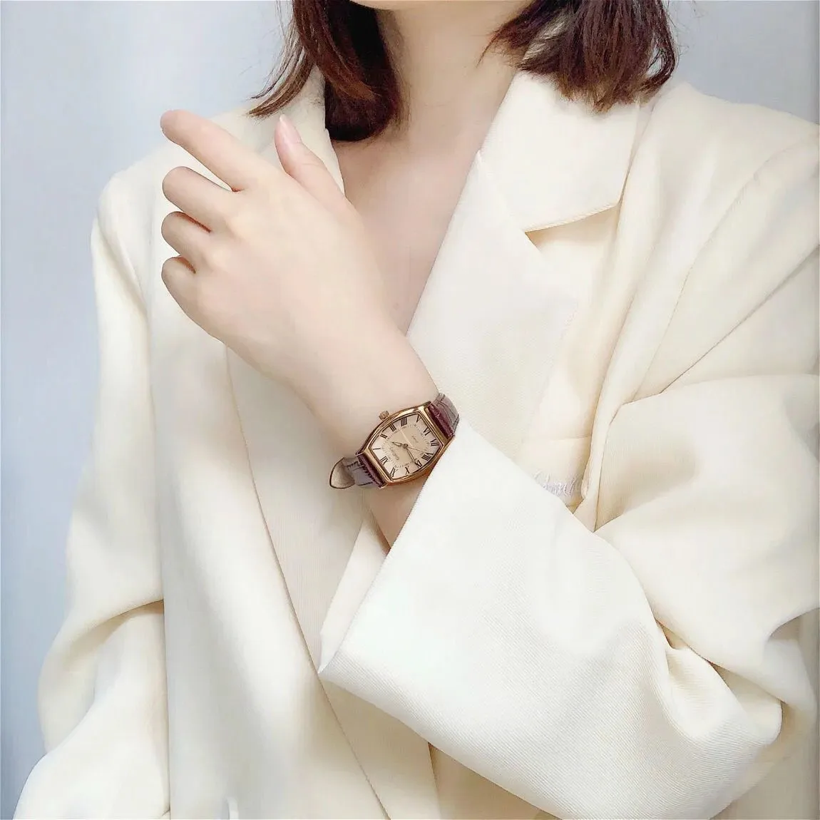 Vrouwen Horloges Mode Minimalisme Lederen Band Quartz Meisje Dames Klok Jurk Student Polshorloge Dropshipping Groothandel