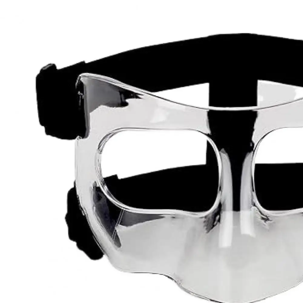 High-strength Nose Guard Sports Face Protection Cover High Strength Impact Resistant Nose Guard Transparent Basketball Football