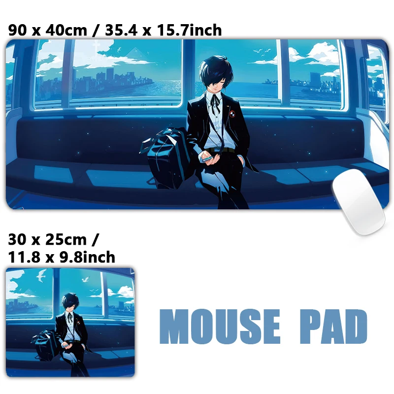 P3 Aegis Yuuki Makoto Mouse pad Table Mat Gaming XXL Mousepad Keyboard Carpet Desktop Mat Small Pad