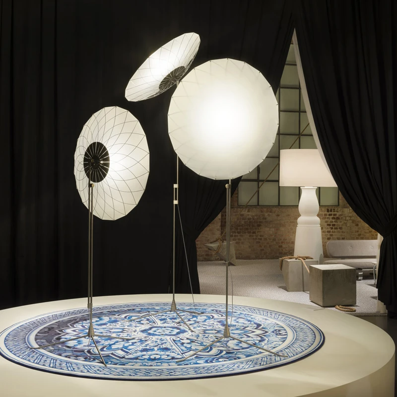 Sun petal floor lamp model room exhibition hall villa sunflower floor lamp