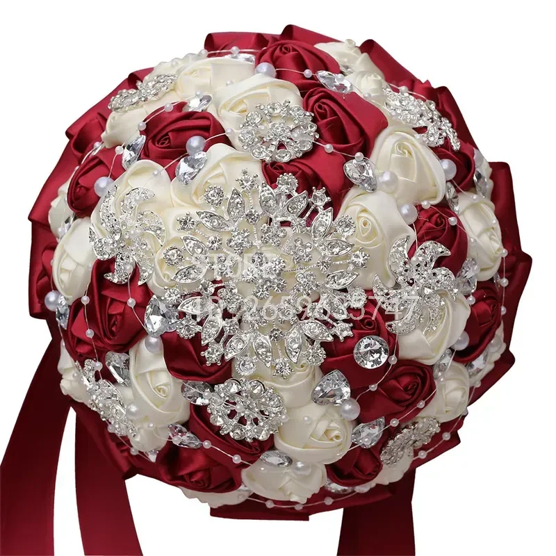 for Korean Wedding Bride Bouquet Creative Ribbon Bouquet Wedding Supplies Bridal Handheld Flower Arrangement W631