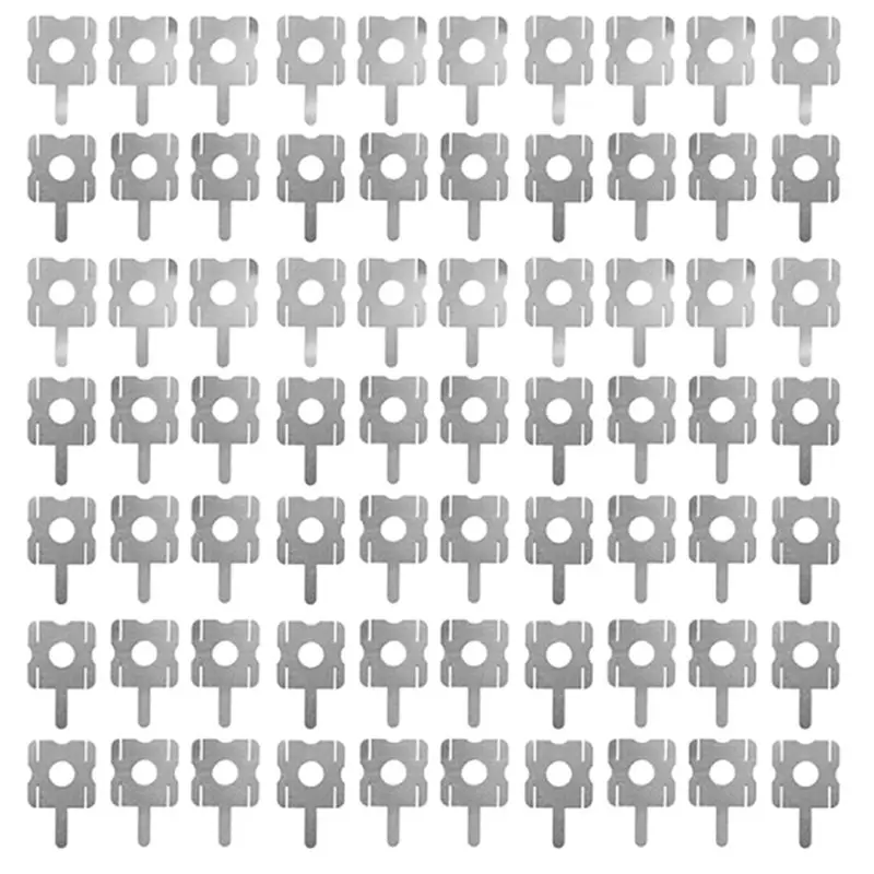 

ABGH-For 18650 Battery Pack U-Shaped 4S Nickel Sheet Spot Welder Accessories 100Pcs Tool Set For Welding Tools Nickel Strip Conn