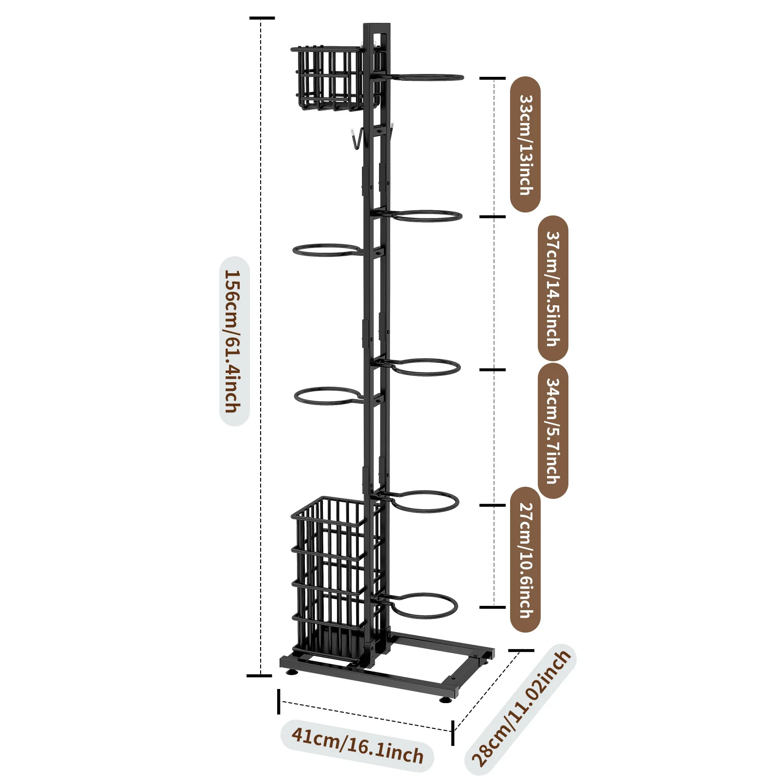 

Home children's basketball storage rack football storage rack ball multilayer landing storage basket badminton racket rack