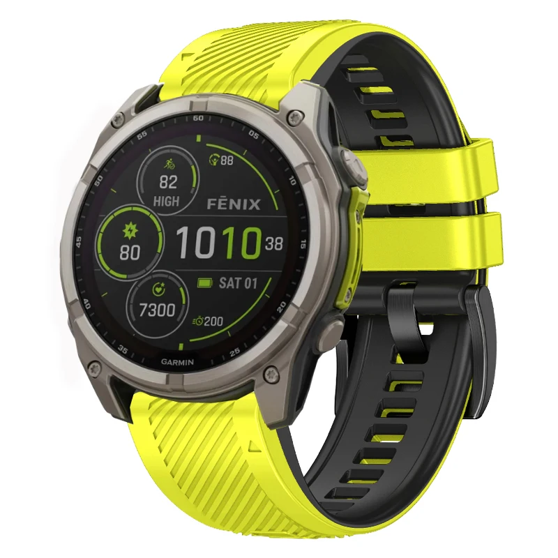 QuickFit Silicone Strap For Garmin Fenix 8 51mm E 47mm/Enduro 3 2/Tactix 7/Epix Pro/D2 Watch Band Fenix8 7X 6 5 5X Plus Bracelet