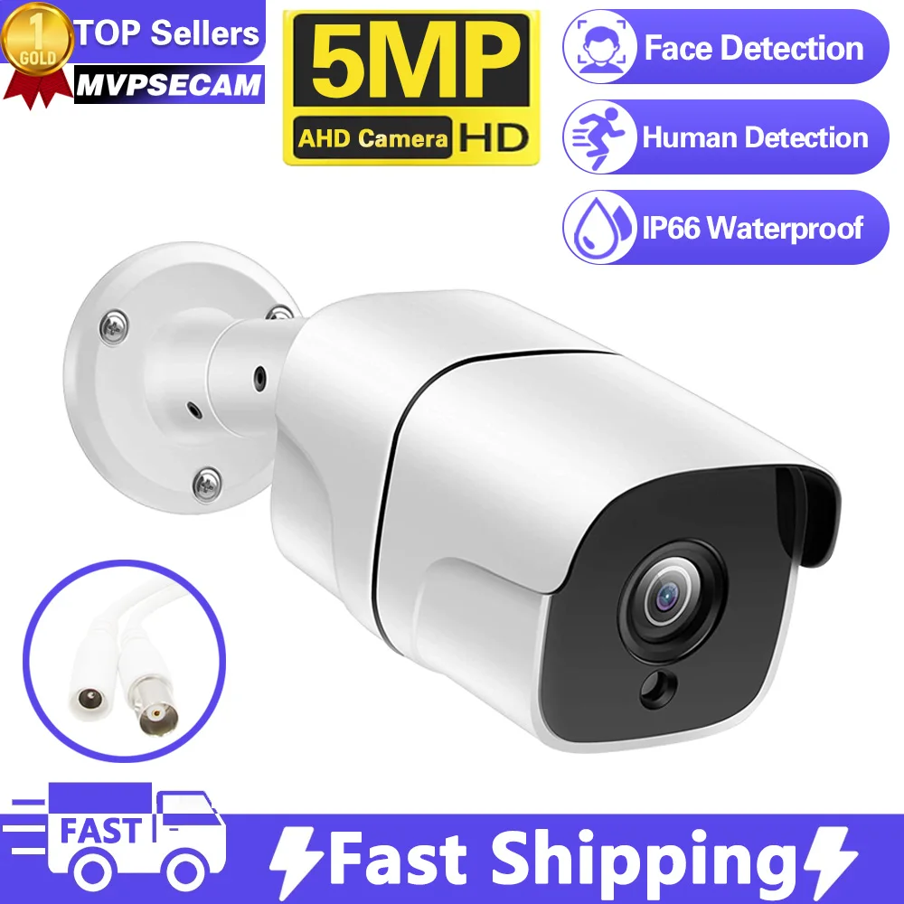 

XMEYE 5MP AHD CCTV Camera Outdoor Waterproof Infrared Night Vision BNC Analog Bullet Camera Security Surveillance Camera H.265