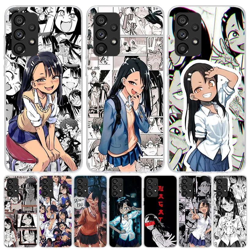 Nagatoro San Anime Aesthetic Case Phone Cover for Samsung Galaxy A15 A14 A13 A12 A55 A54 A53 A52 A35 A34 A33 A32 A25 A24 A23 A22