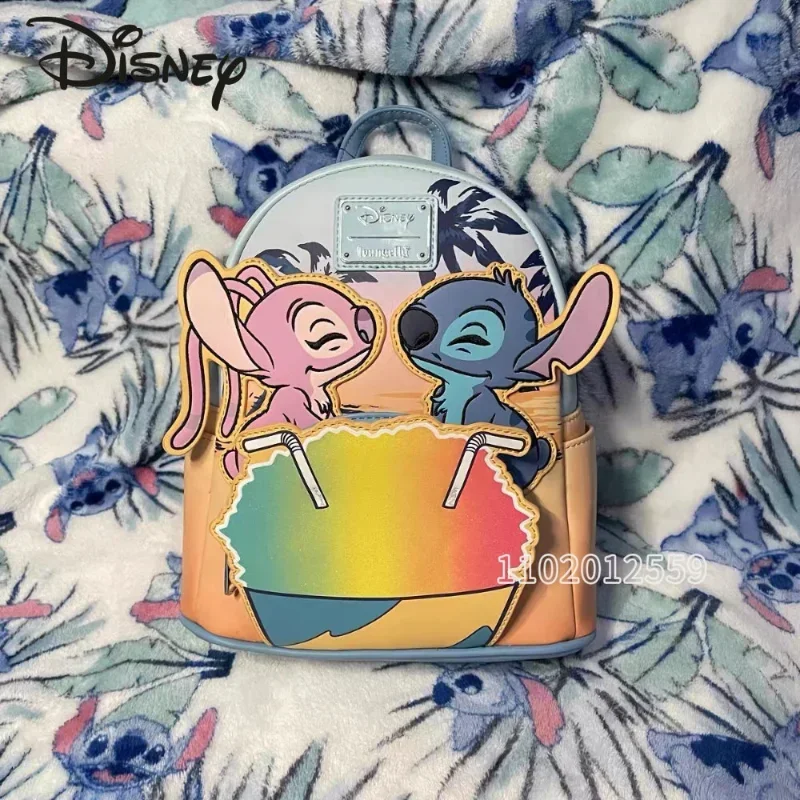 

Disney Stitch New Women's Backpack Luxury Brand Fashion Women's Mini Backpack High Quality Cartoon 3D Cute Children's Backpack