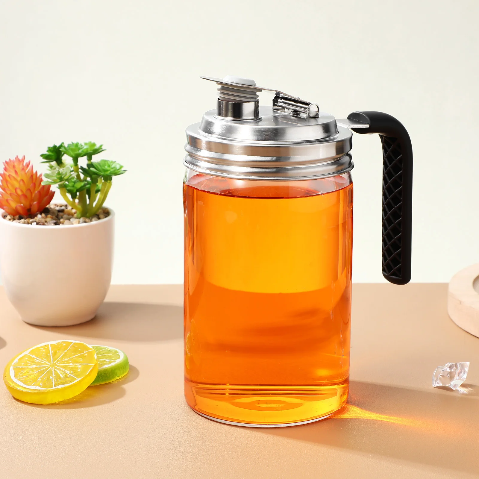 

2Pcs Mason Jar Lids Stainless Steel Wide Mouth Jar Pour Spout Lid Airtight Seal Reusable Canning Bottle Toppers for Kitchen