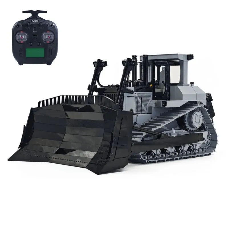 New JDM-98 Ultra 1/14 DXR2 Metal Hydraulic 4CH Remote Control Bulldozer RC Truck Car Flysky ST8 Sound Light ESC Motor Machine