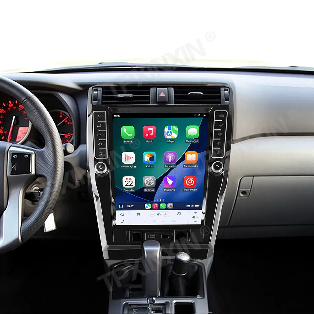 

16,2-дюймовый 4K экран автомобильной магнитолы для Toyota 4Runner 2009-2023, мультимедийный плеер на Android 15, CarPlay, GPS-навигация, головное устройство, стереосистема