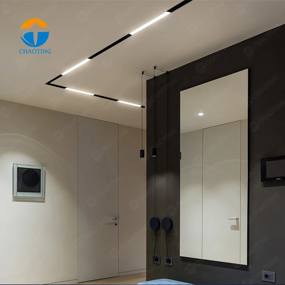 

Low Voltage DC48V Black White Rail APP Dimmable Track Lighting System 10W 12W 20W LED Magnetic Track Light For Residential Shop