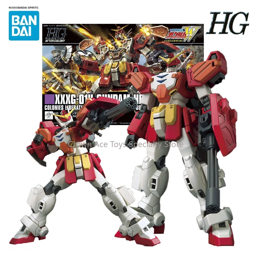 

BANDAI Animation Assembly Model Kit HGAC 236 XXXG-01H Gundam Heavyarms Action Manga Figures Holiday Collectible Gifts for Boys