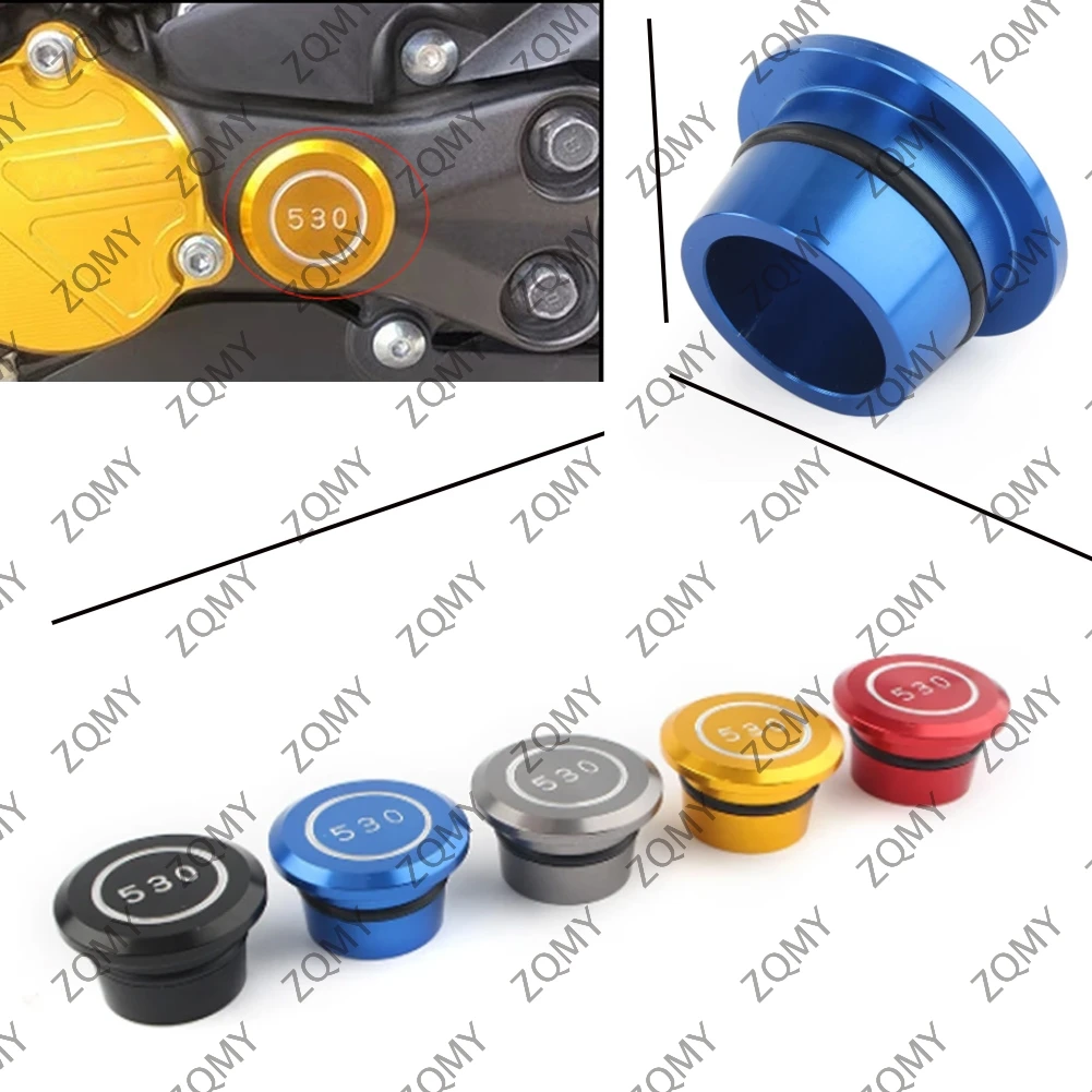 T-Max 530 Motorcycle Frame Hole Cap Cover Plug Aluminum For YAMAHA TMAX530 2005-2010 2011 2012 2013 2014 2015 2016