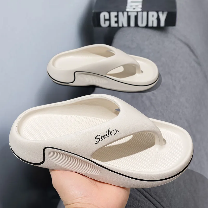 Men EVA Flip Flops Non Slip Wear Resistant Outdoor Beach Sandals  Matching Couple Indoor Daily Casual Slippers
