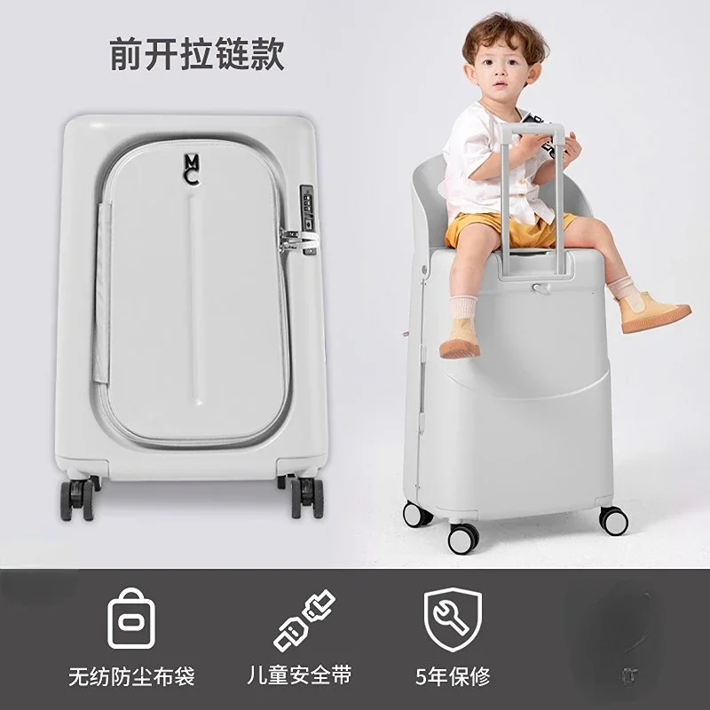 Parent-Child Baby Mom Luggage Children\'s Seat Baby Stroller Riding Baby with Suitcase Boarding Machine