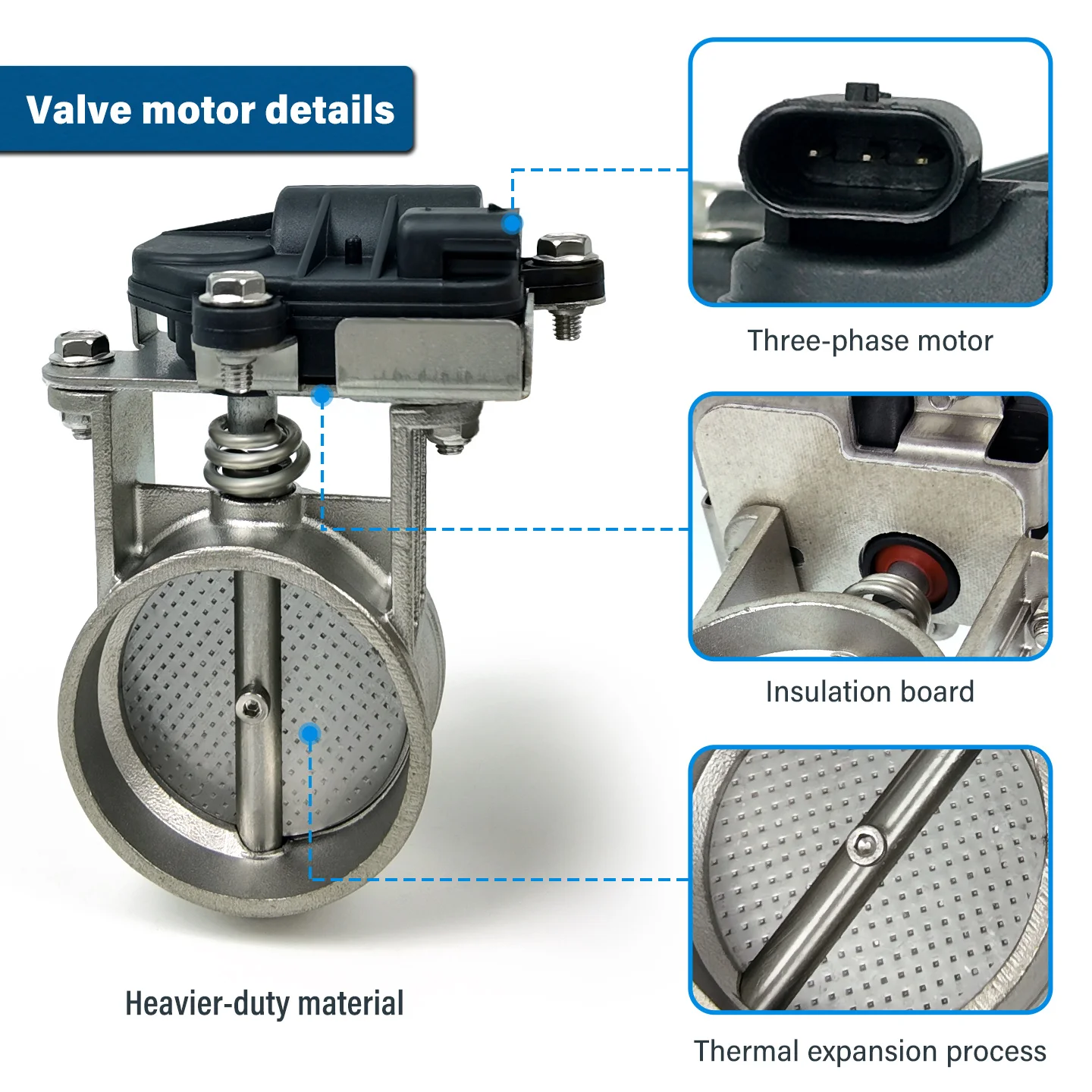 Car Exhaust Muffler Modification Kit Electric Valve with Push-Button And Wiring Harness One-Touch Supercar Sound Switch for JDM