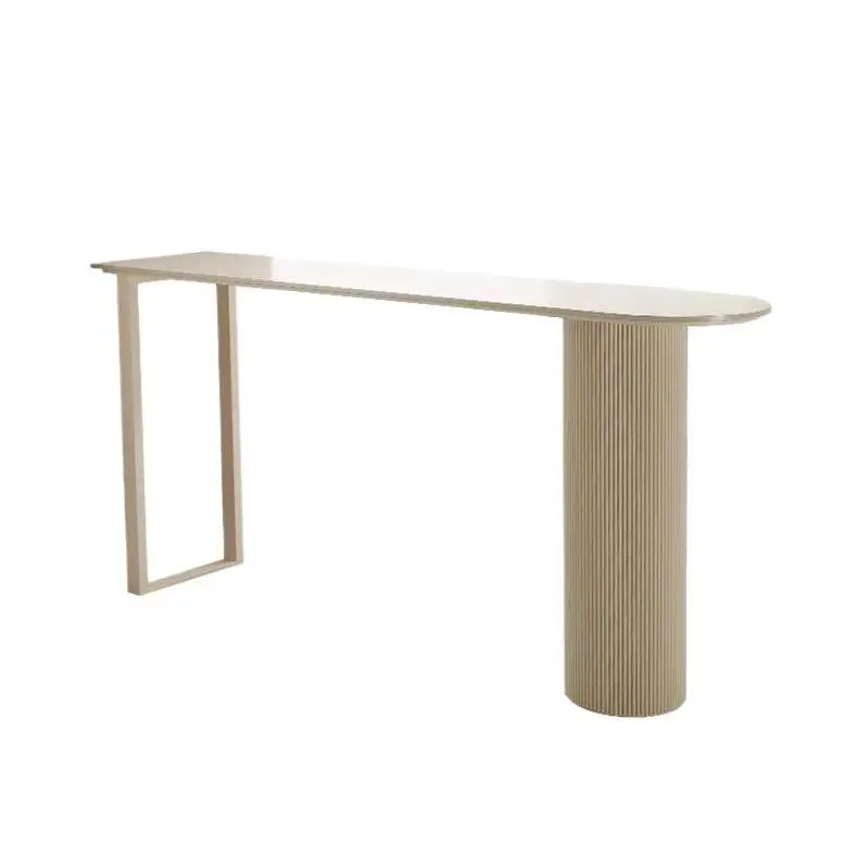 

Light luxury rock slab bar table Home living room Kitchen partition bar high table