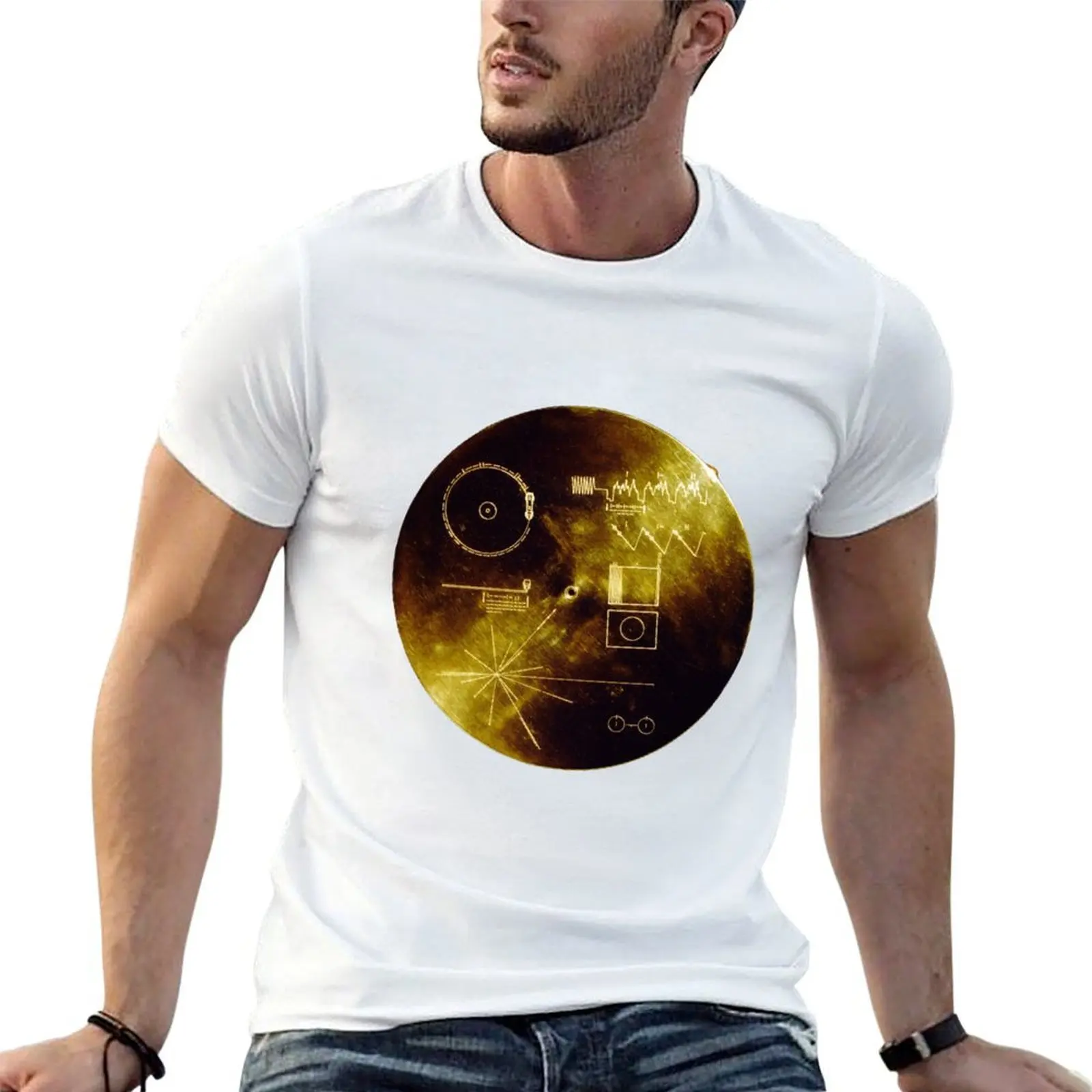 Voyager Golden Record T-Shirt Halloween Theme T-Shirt