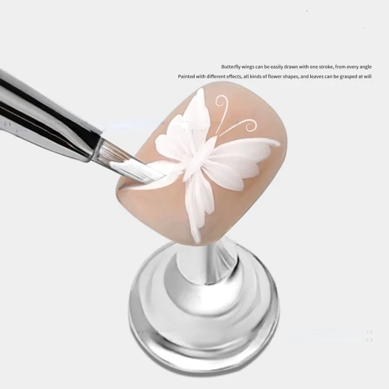 Nail Painting Brush Multifunction Embossing Brush Leaves Covered Triangle Soft Nylon Painting Nail Butterfly Petals Stick Pen