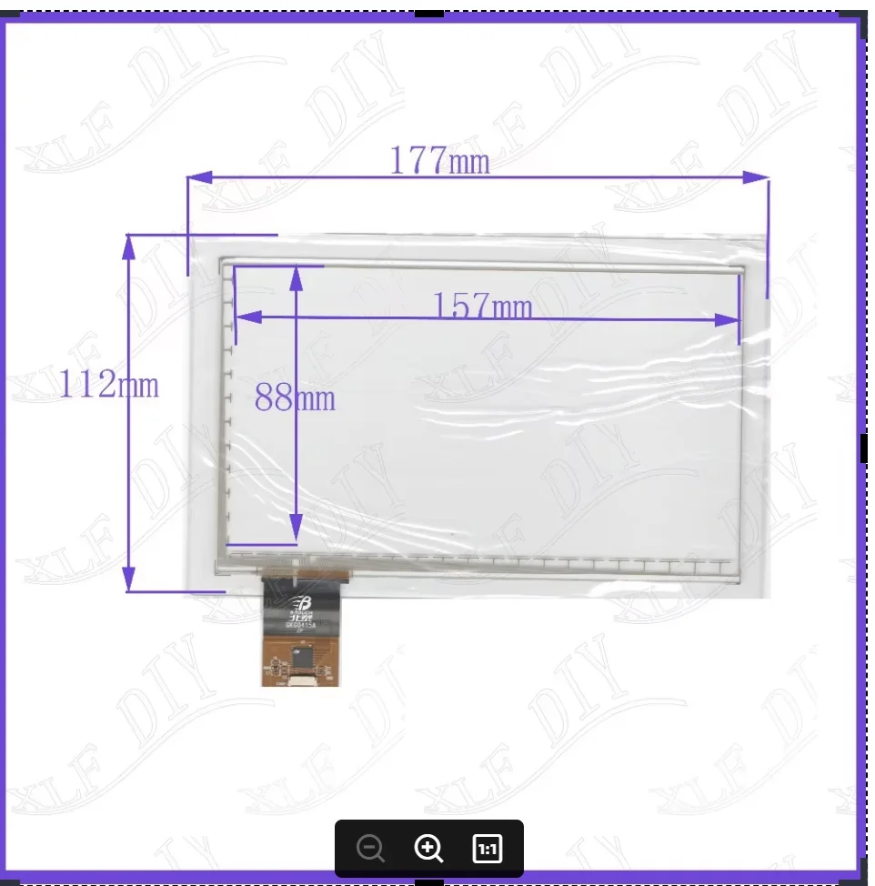 Compatible GK G0415A 7inch 177*112mm NEW Touch Screen Panel Capacitive Screen This Is Compatible 177*112