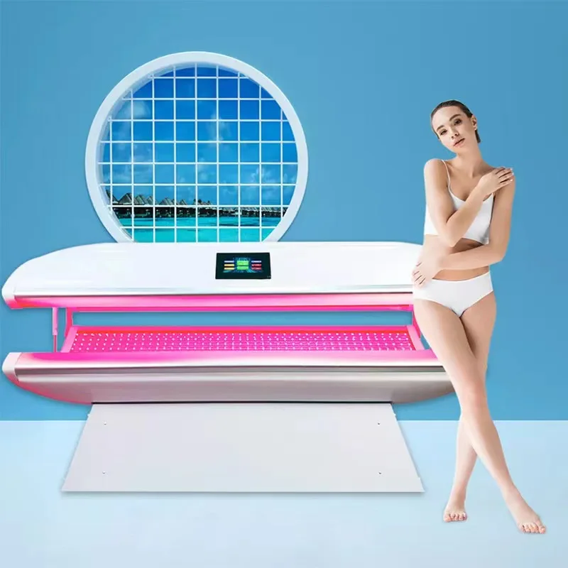 UV light tanning capsule Bed Safe Skin beauty Device UVA and UVB Solarium tanning machine