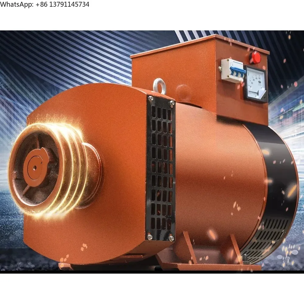Diesel generator set 5/8/12/15/20KW single phase three phase 220V 380V full copper wire