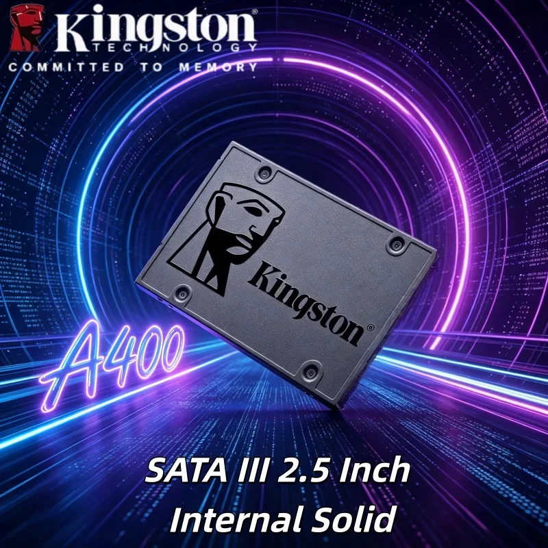 2.5 Inch SATA3 Kingston A400 960GB Solid State Drive Shock Resistant Quiet Internal SSD Hard Disk For Office PC Notebook Laptop