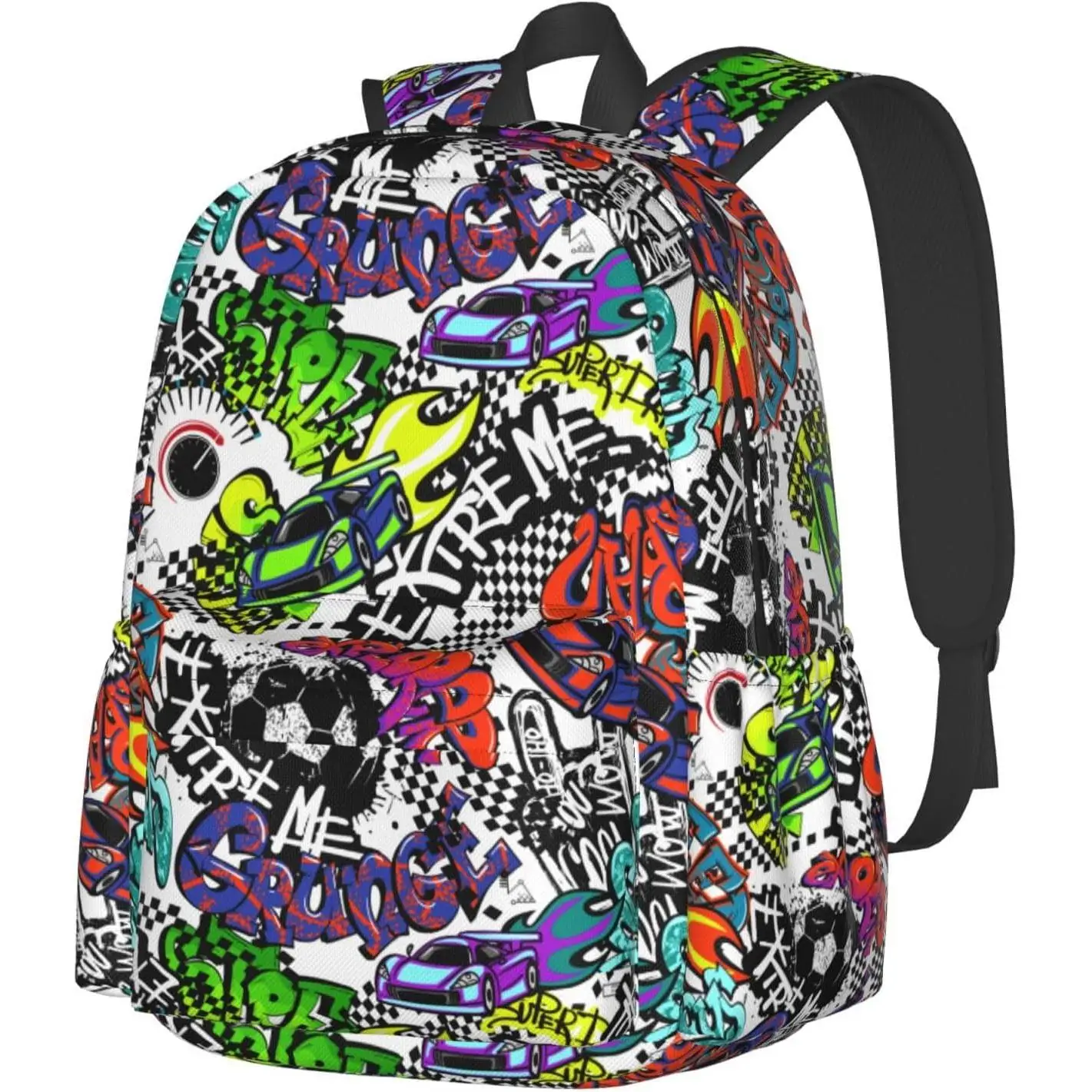 

Novelty Pattern Backpack School Bag Lightweight Bookbag Casual Daypack for Girls Boys Kids Women Men Travel Laptop