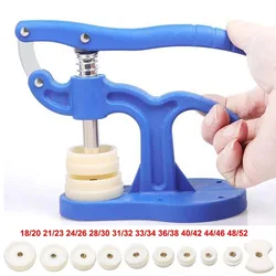 Watch Back Press Tool Set Nylon Prevent Slip Fitting Dies Nylon Watch Case Closer Watch Repair Tool Kit for Watchmaker 12pcs