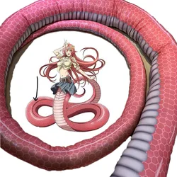 Mia Snake Girl's Super Long Snake Tail Role Play Adult Child Python Prop Tail Cosplay Realistic Snake Pattern Stage Performance