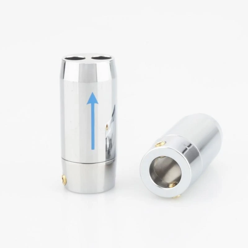 83ce 4pcs Hifi Sound Aluminiumluidspreker Bananenplug kabel Draad Splitter Y Pant Boot Looper Lijn Splitter Adapter Sleeve