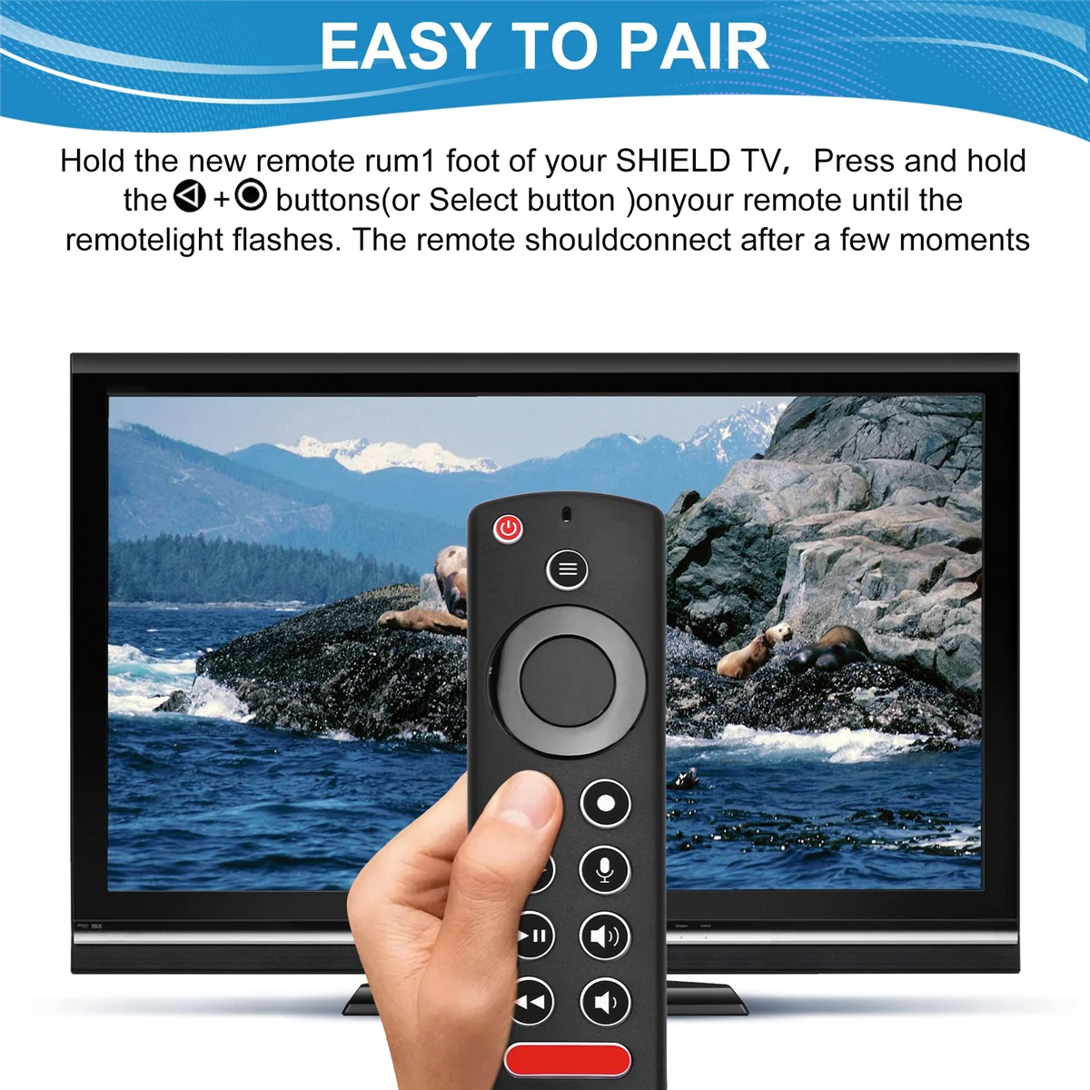 TV Voice Remote Controller for NVIDIA Shield TV Pro 2015 2017 2019 TV Cube Stb Remote Control with Voice Function view 4