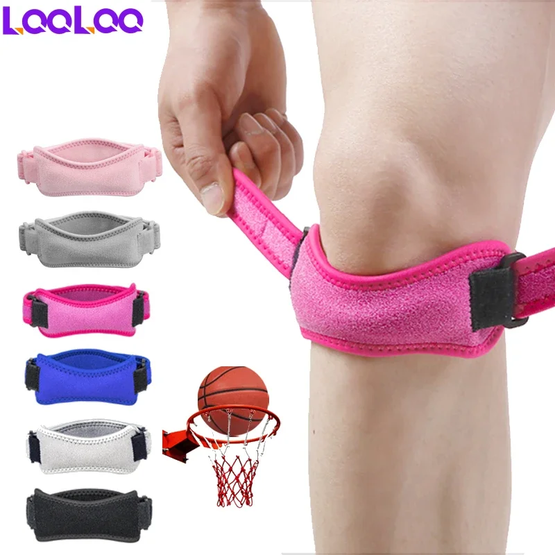 

1Pair Patella Knee Strap, Adjustable Knee Brace Patellar Tendon Stabilizer Support Band for Pain Relief, Basketball,Football