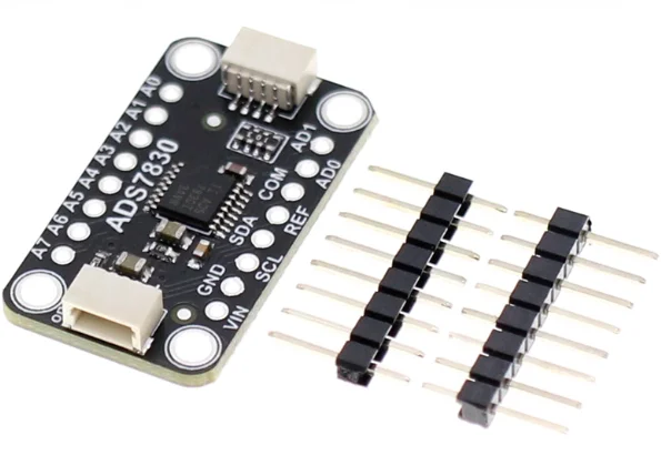 ADS7830 وحدة تحويل تناظرية إلى رقمية 8 بت ADC متوافقة مع STEMMA QT Qwiic