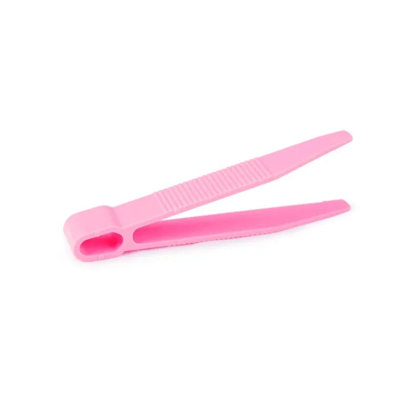 10Pcs Children\'s Fine Motion Training Accessories Tweezers Flat Headed Tweezers Color Clip Plastic Tweezers Children\'s Toy