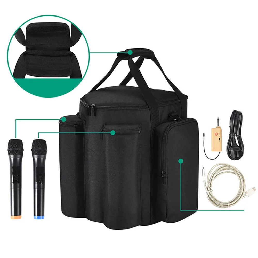 

Wireless Speaker Storage Bag Organizer Portable Speaker Bag Cover Box with Shoulder Strap for S1 Pro Carring Case Accessories